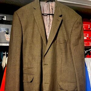 Pronto Moda Europe Wool (98%) and Cashmere (2%) suit jacket Size 48L